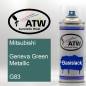 Preview: Mitsubishi, Geneva Green Metallic, G83: 400ml Sprühdose, von ATW Autoteile West.